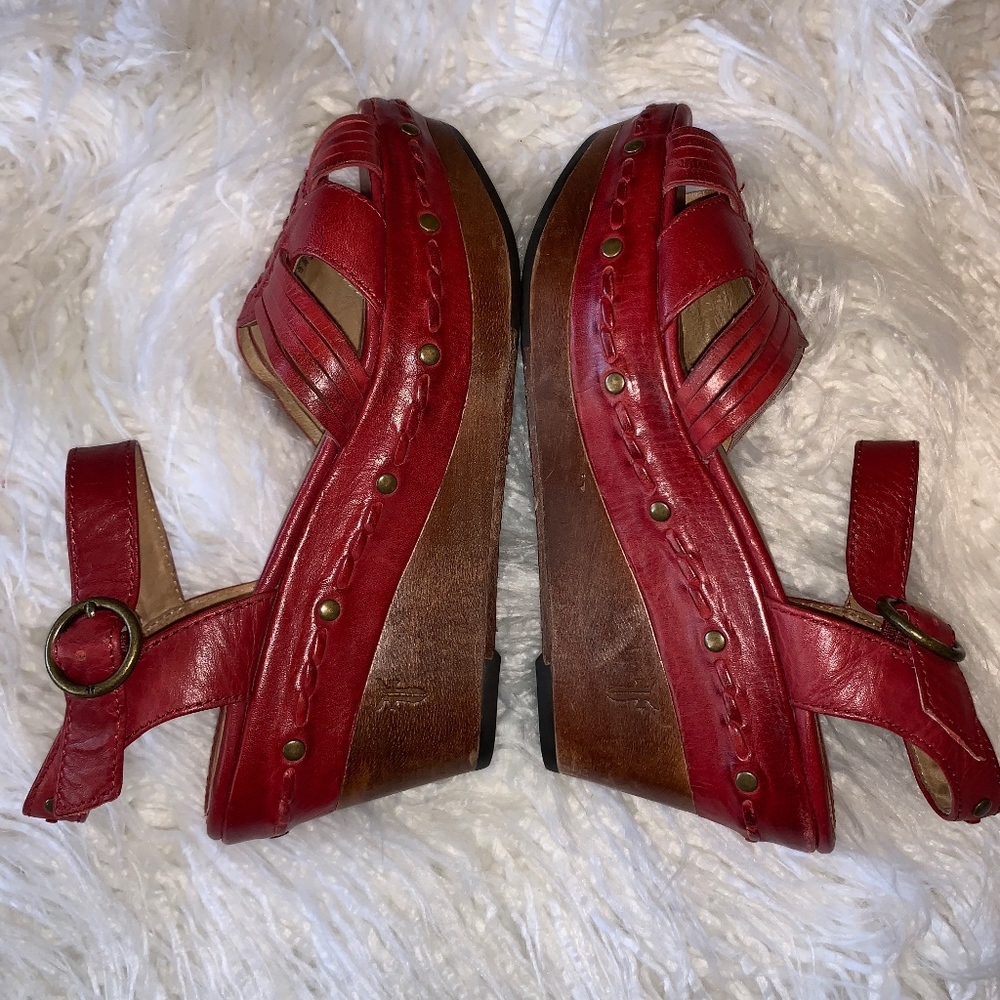 🔸 Frye - Carlie Hurache Woven Heels - Picture 6 of 7